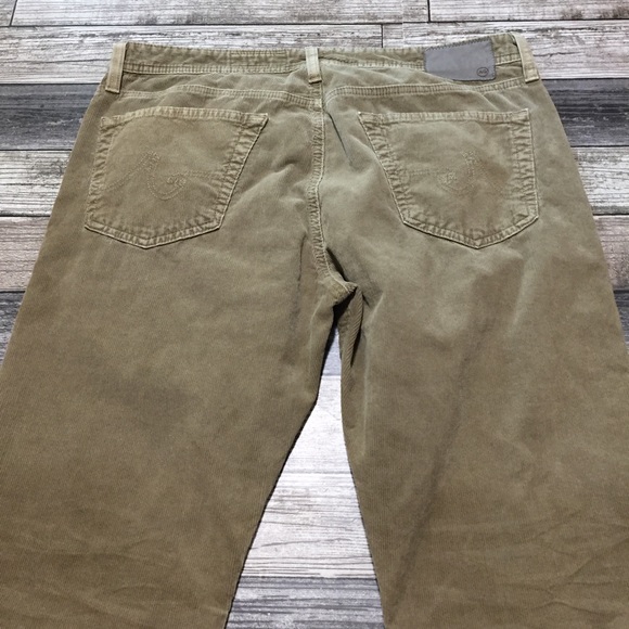 Ag The Graduate Tailored Leg Corduroy Pants Men’s 36x32.5 Beige Ag-Ed. - Picture 10 of 13